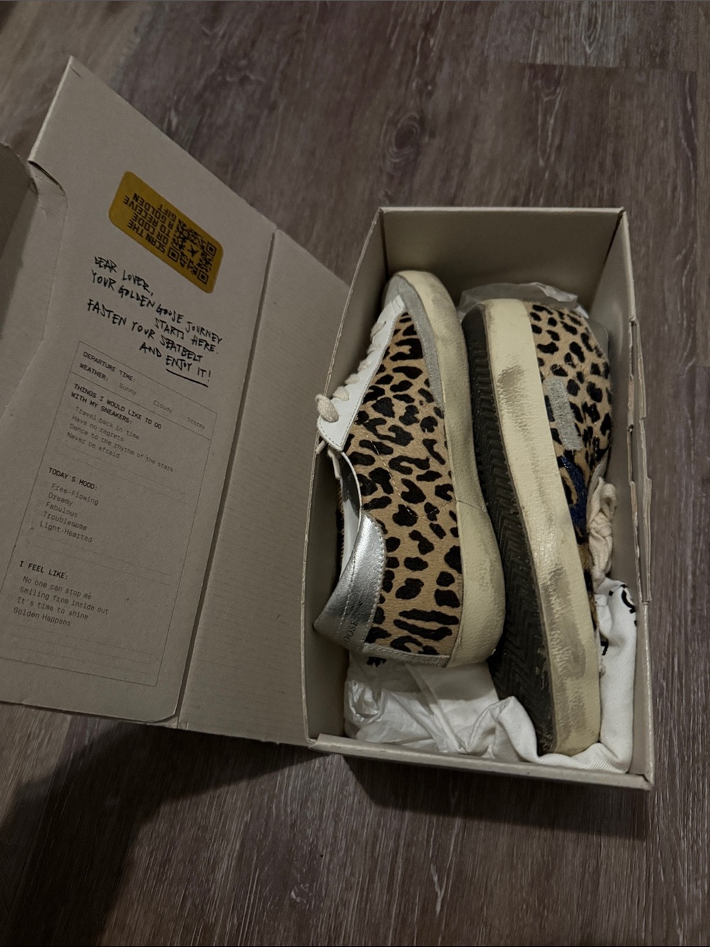 Golden Goose Super-Star Private Edition Genuine Calf Hair Sneaker 37 - Picture 9 of 9
